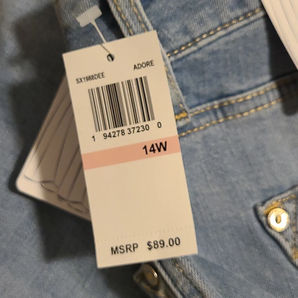 Host Pick NWT SEVEN7 JEANS Bombshell High Rise Bootcut Plus Size - Picture 7 of 11